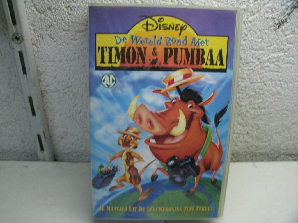 vhs 8a timon en pumba, Alle leeftijden, Ophalen of Verzenden, Zo goed als nieuw