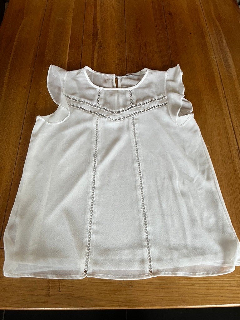 Wit voile Steps blousje, maat 36, Verzenden, Wit, Zo goed als nieuw, Steps
