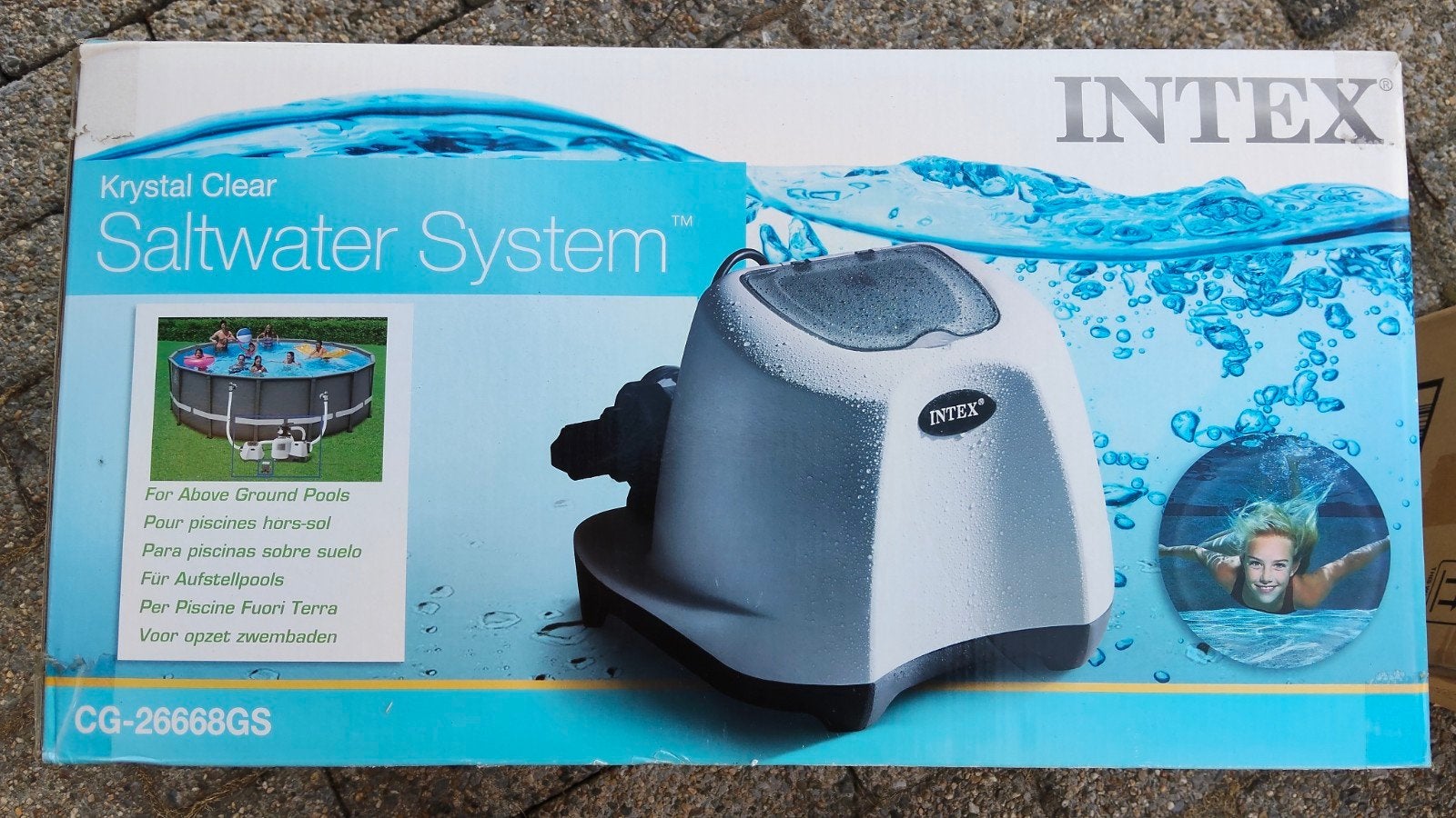 Zwembad set: zoutwater systeem, skimmer, trap, warmte mat, Tuin en Terras, Zwembad-toebehoren, Ophalen, Gebruikt, Overige typen
