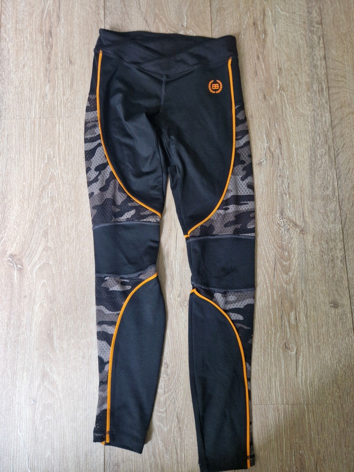 Athena by Body Engineers Legging Maat M Zwart Camo Oranje, Legging, Zwart, Nieuw, Ophalen of Verzenden