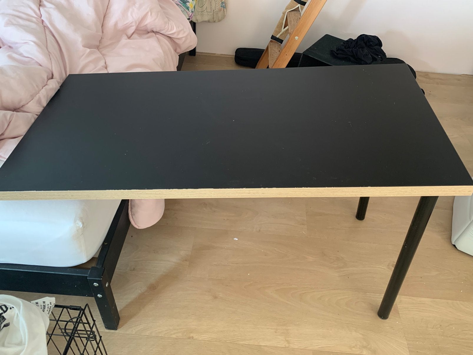 Bureaublad Lagkapten Ikea 140 bij 60, Ophalen, Gebruikt, Spaanplaat of MDF, IKEA