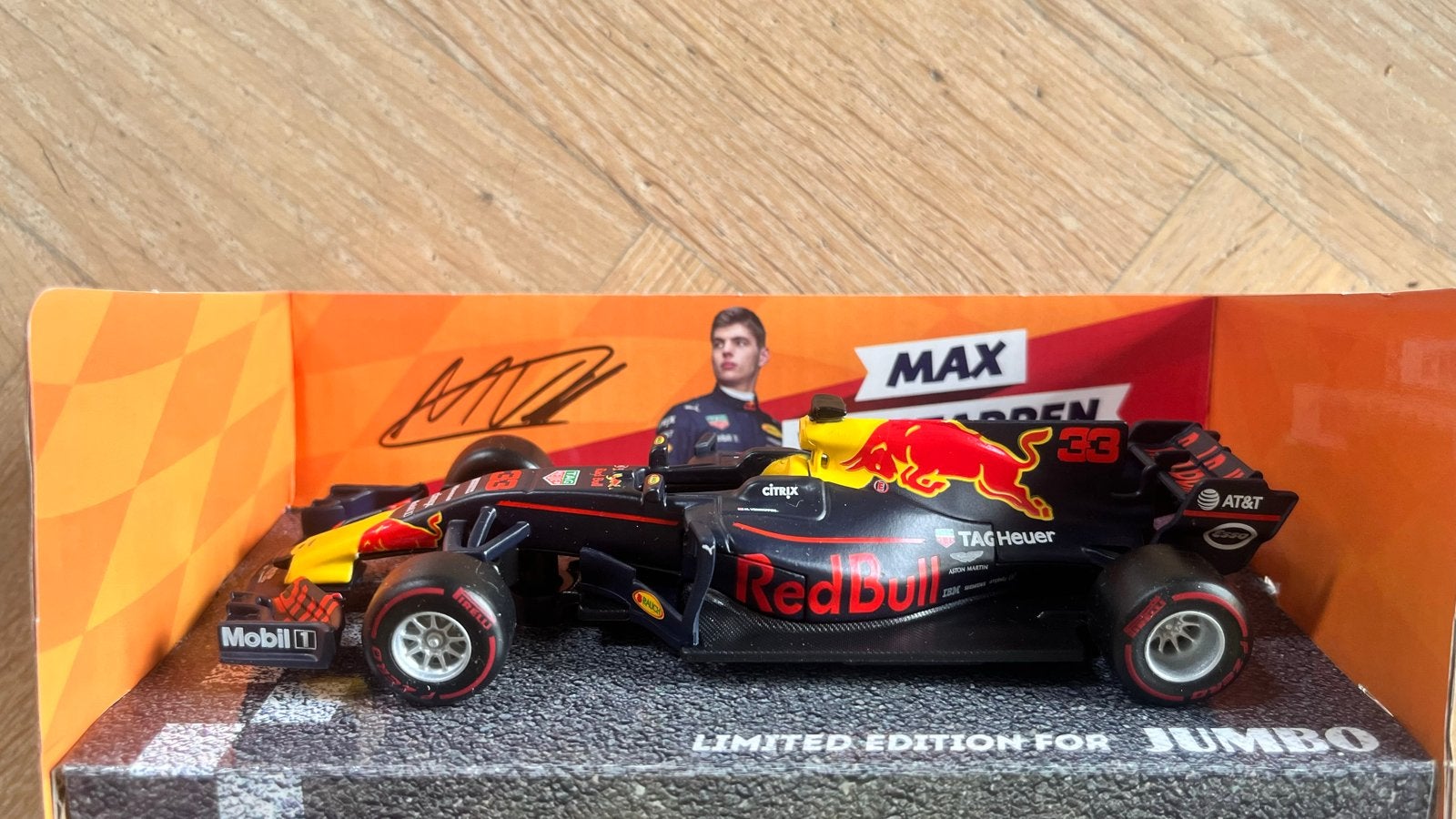 Jumbo Bburago 2017 Limited Edition Max Verstappen F1 1:32, Ophalen of Verzenden, Zo goed als nieuw, Auto, Overige merken