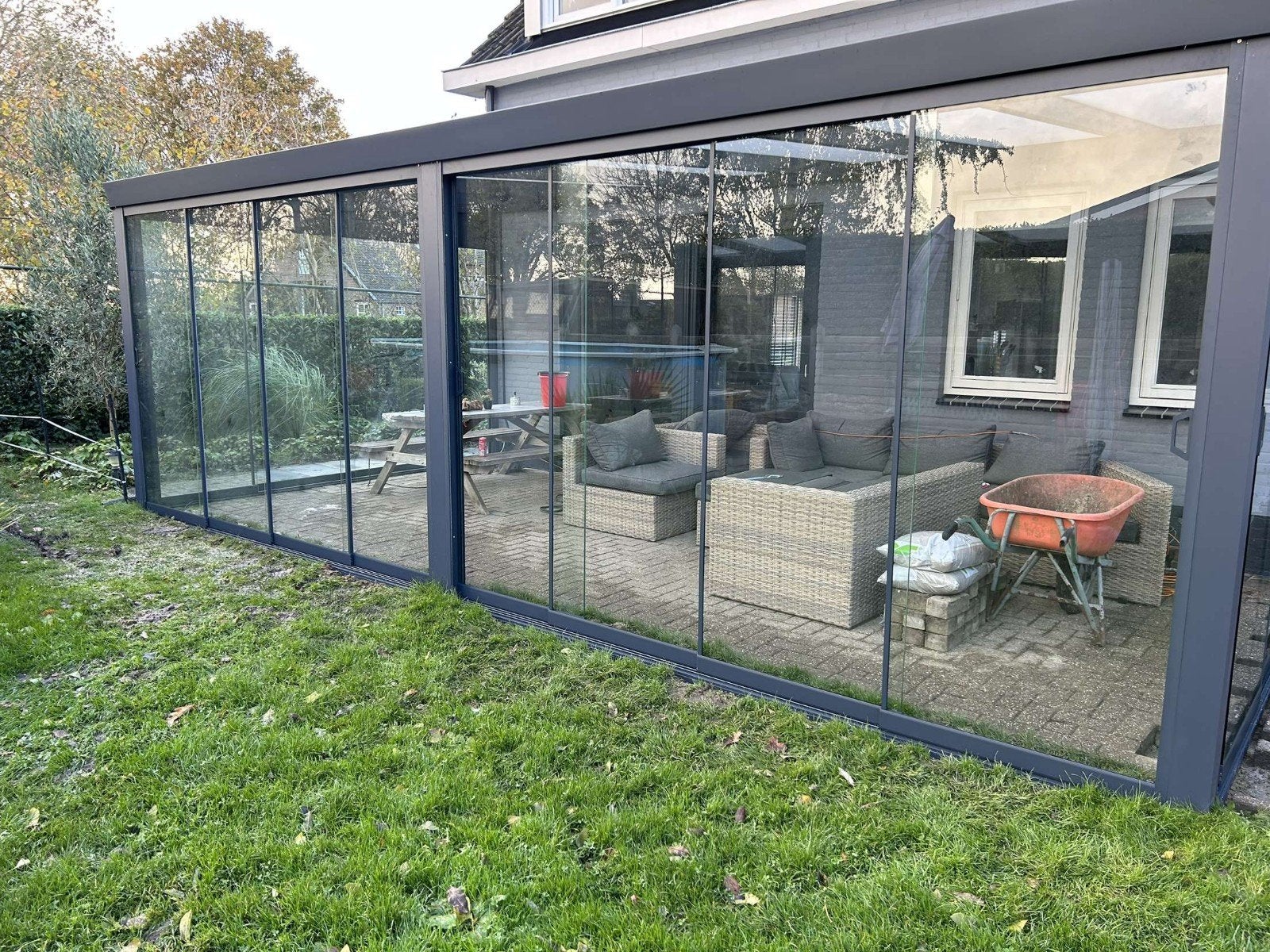 Glazen schuifwanden | glazenschuifwanden glazenwand op maat, Verzenden, Nieuw, Veranda