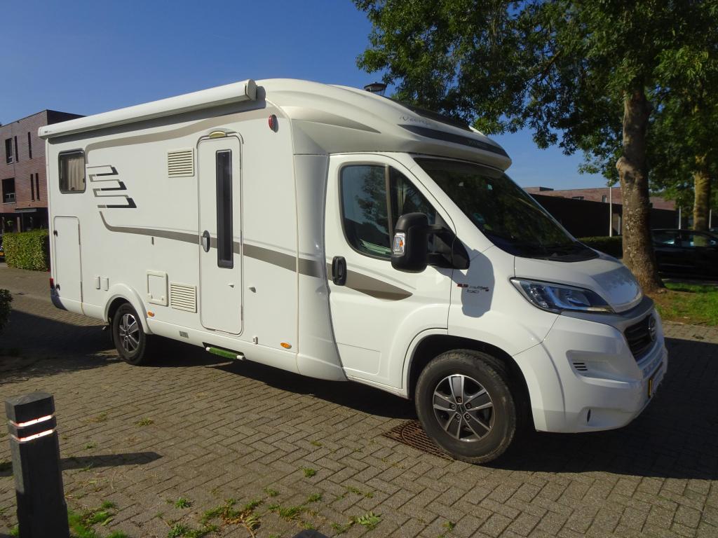 Prachtige Hymer T578GL, Caravans en Kamperen, Campers, Luifel, Ringverwarming, Fiat, Bedrijf