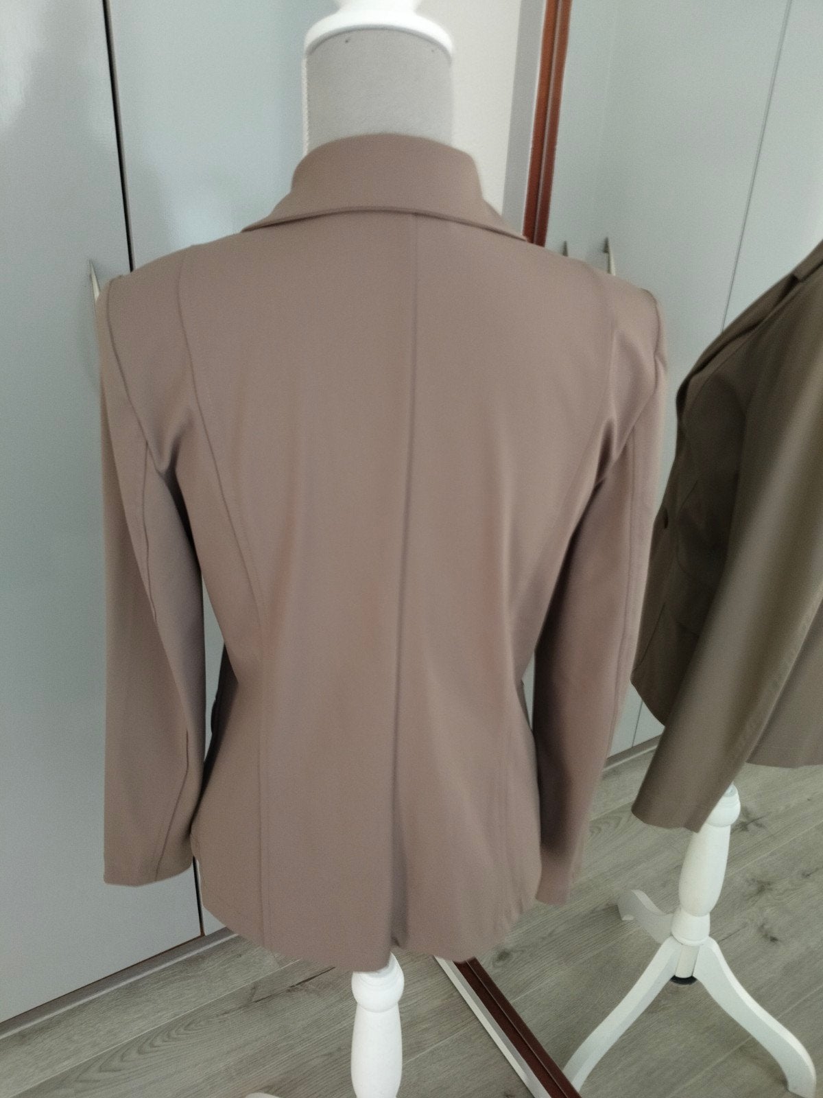 Zoso Travelstof blazer Taupe S Nieuw, Kleding | Dames, Overige kleuren, Nieuw, Ophalen of Verzenden, Jasje