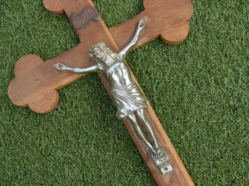 Jezus aan een kruis, Antiek en Kunst, Antiek | Religie, Ophalen of Verzenden