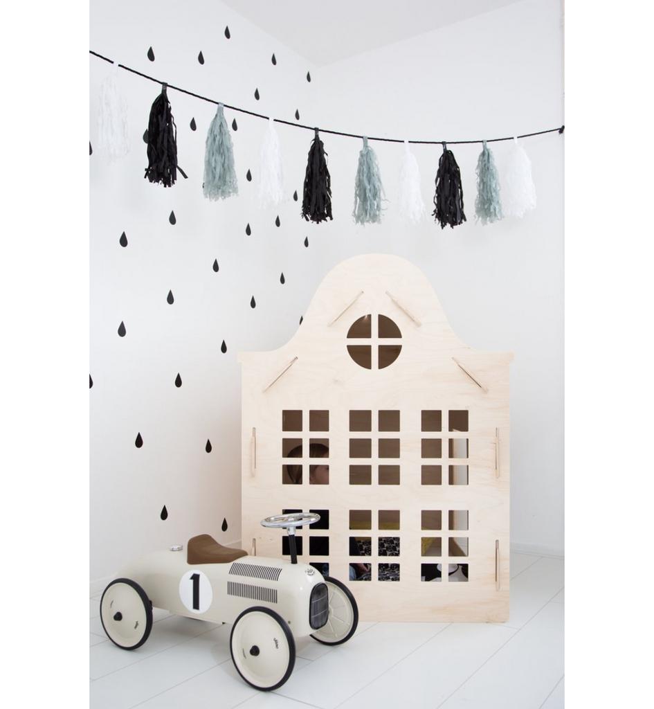 Houten speelhuisje voor binnen - Kinderhuisje, Ophalen of Verzenden, Zo goed als nieuw, Hout