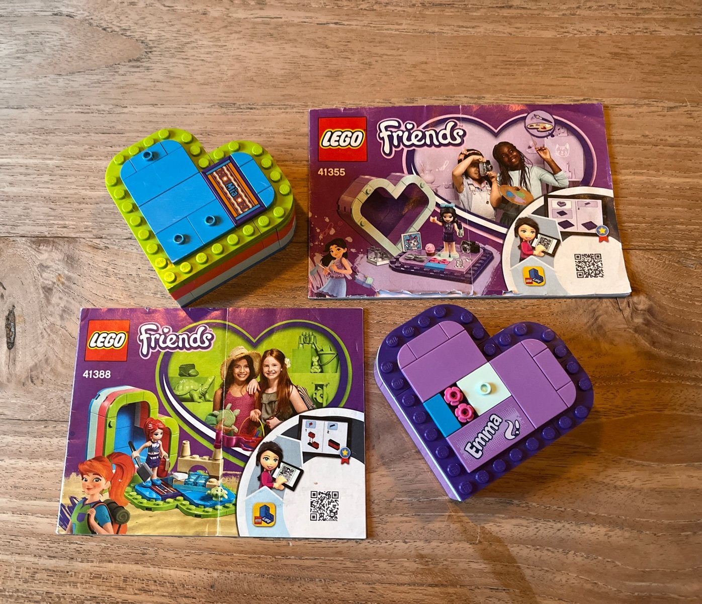 LEGO Friends Hartendoosjes Emma & Stephanie (41355 & 41388), Ophalen, Gebruikt