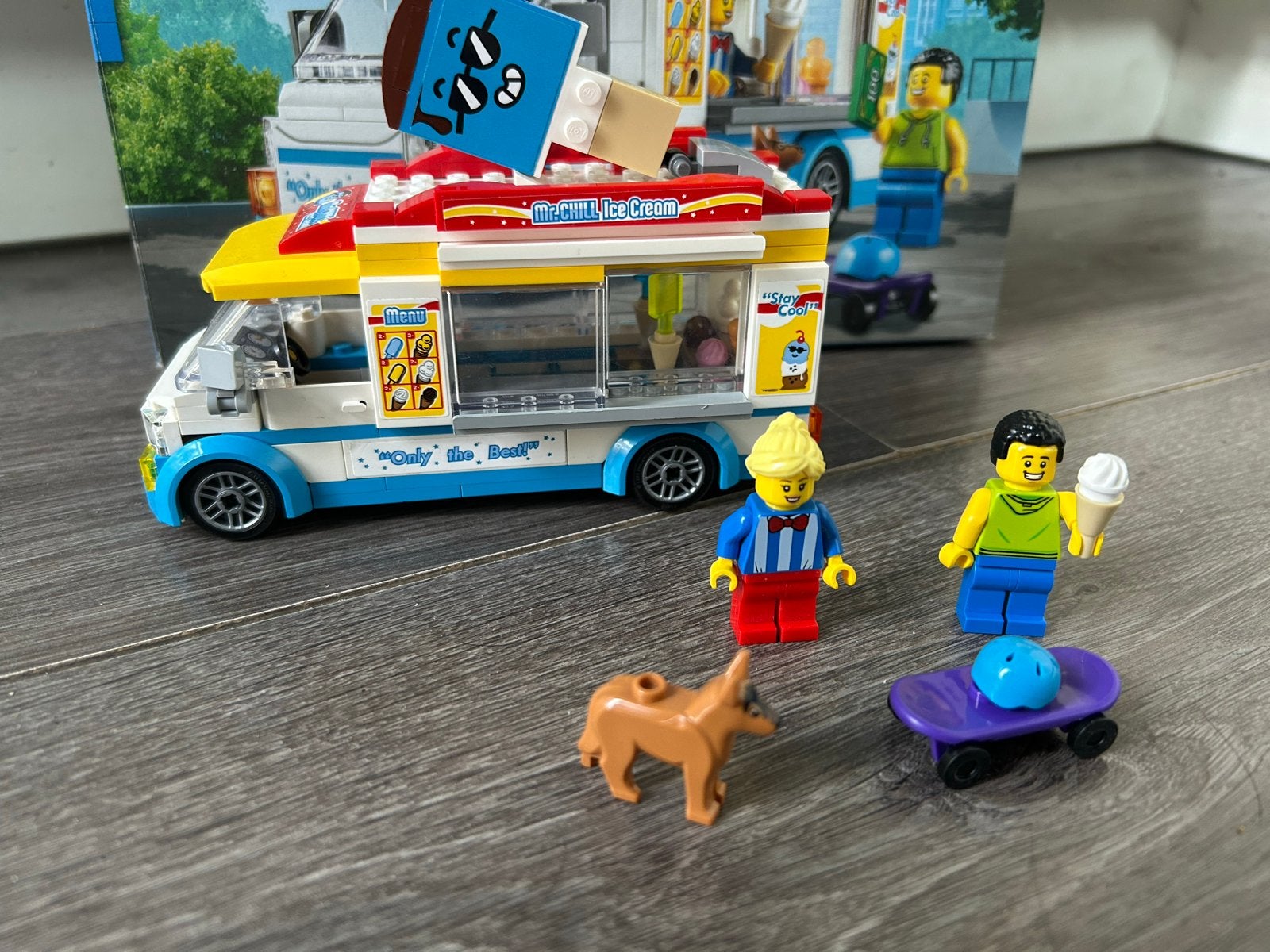LEGO City IJscowagen 60253 met doos en boekje, Ophalen of Verzenden, Zo goed als nieuw, Overige merken