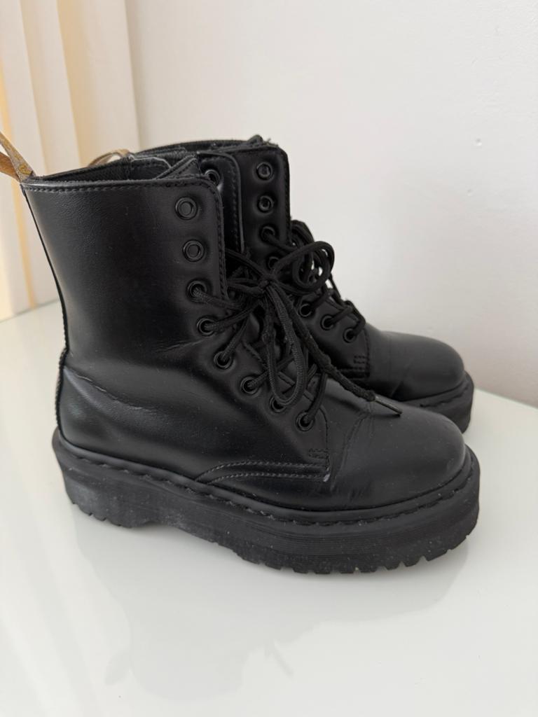 DR MARTENS JADON MONO maat 38, Kleding | Dames, Schoenen, Zwart, Lage of Enkellaarzen, Ophalen of Verzenden, Gedragen