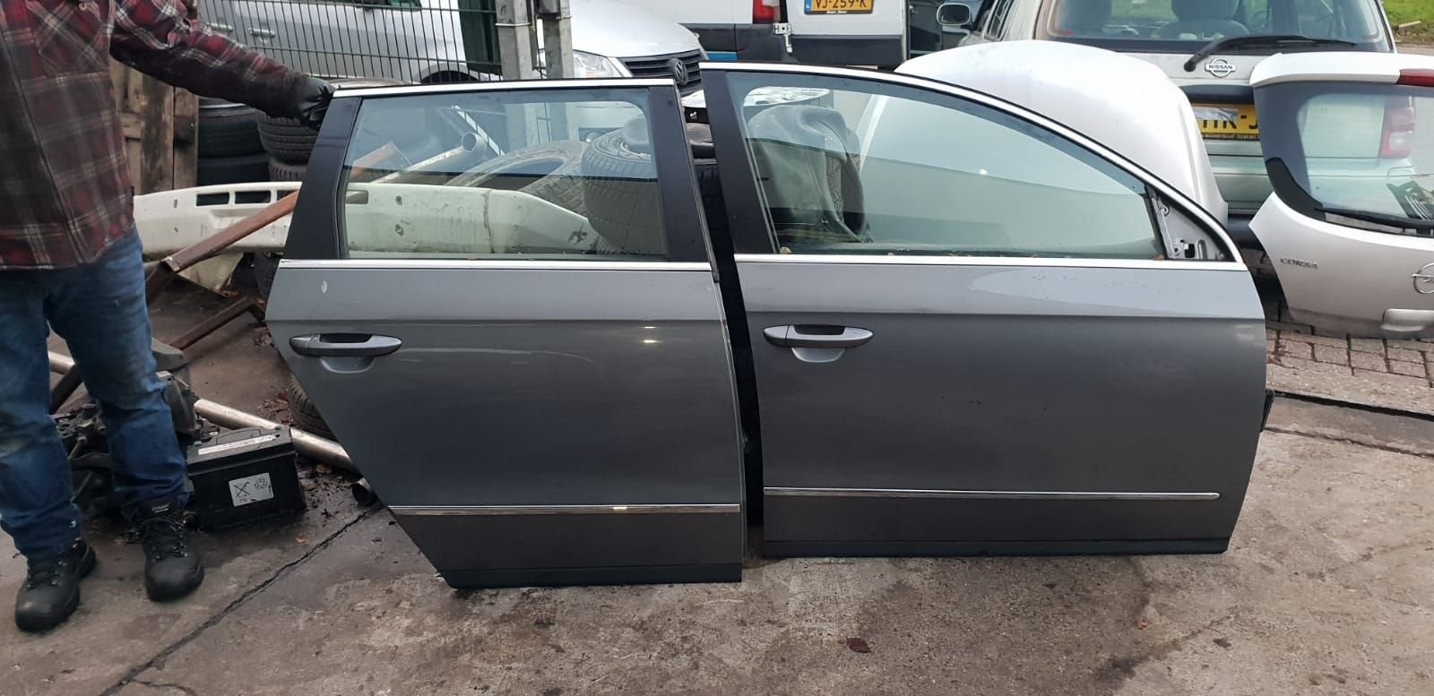 VW PASSAT STATION PORTIEREN RV+RA  BJ 2007 TOT 2009, Gebruikt, -, Deur, -