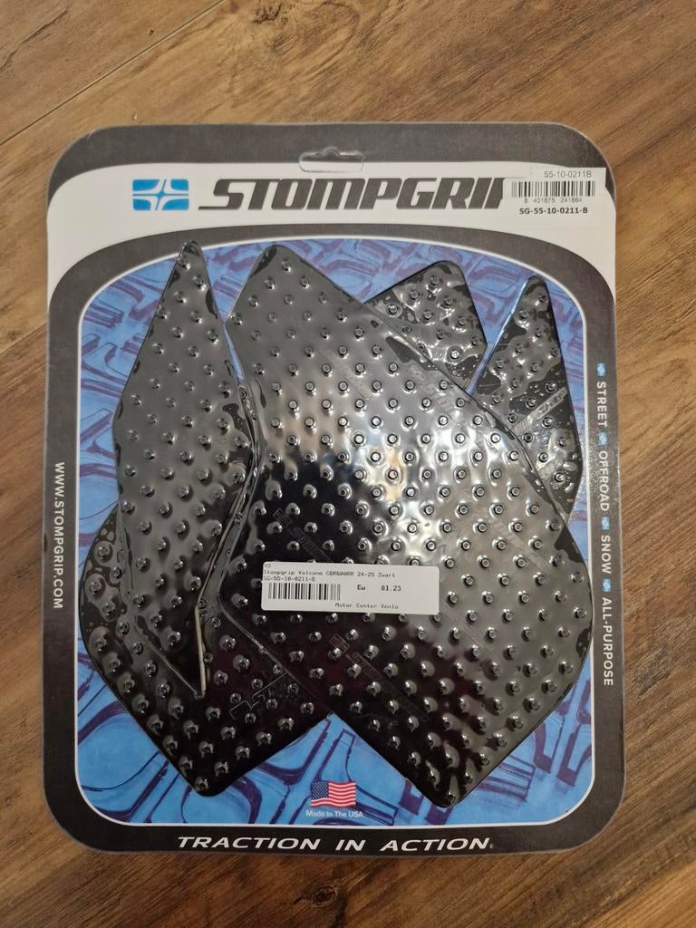 Stompgrip Tank Grips Volcano Zwart CBR 600RR 24-25, Motoren, Onderdelen | Honda, Nieuw, Ophalen
