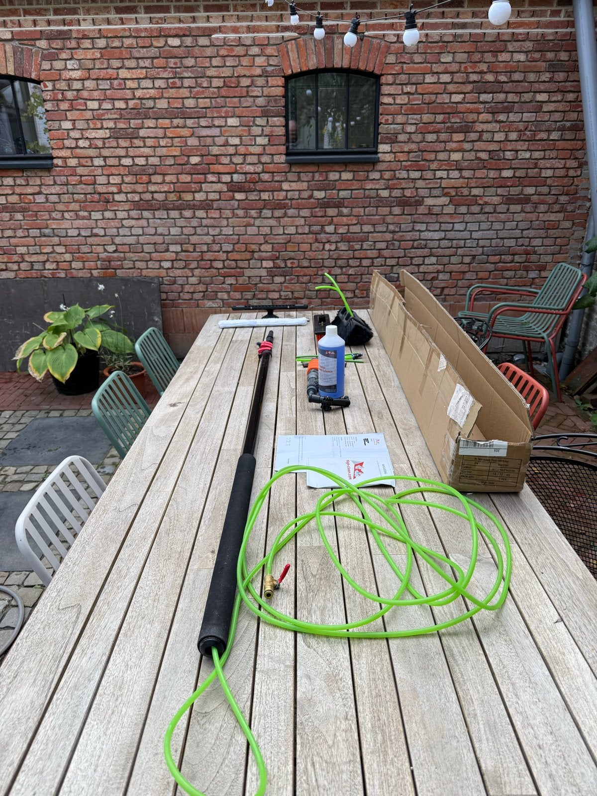 Telescoop ramenwas set, Ophalen of Verzenden, Zo goed als nieuw