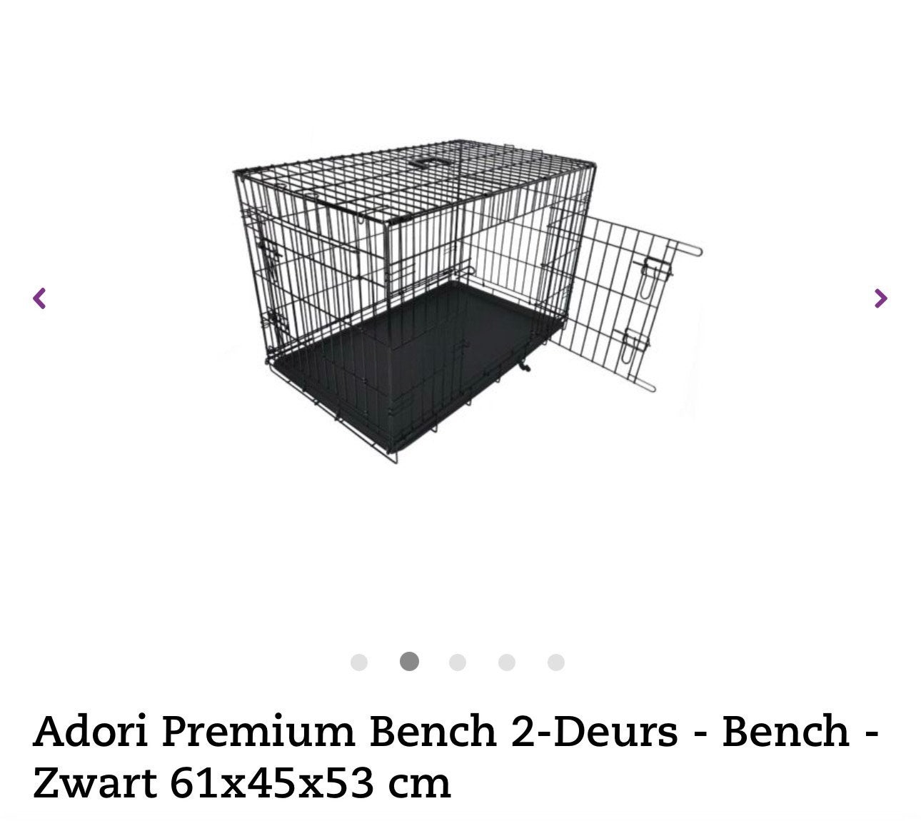 Honden bench, 2 maanden gebruikt, Ophalen, Zo goed als nieuw
