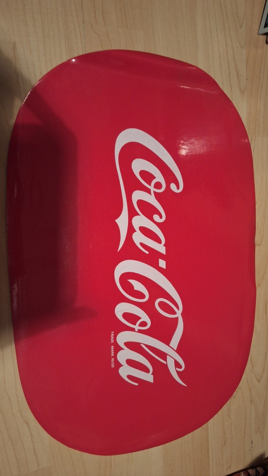 Coca-Cola onderzetter / dienblad - Vintage look, Ophalen, Gebruikt, Gebruiksvoorwerp