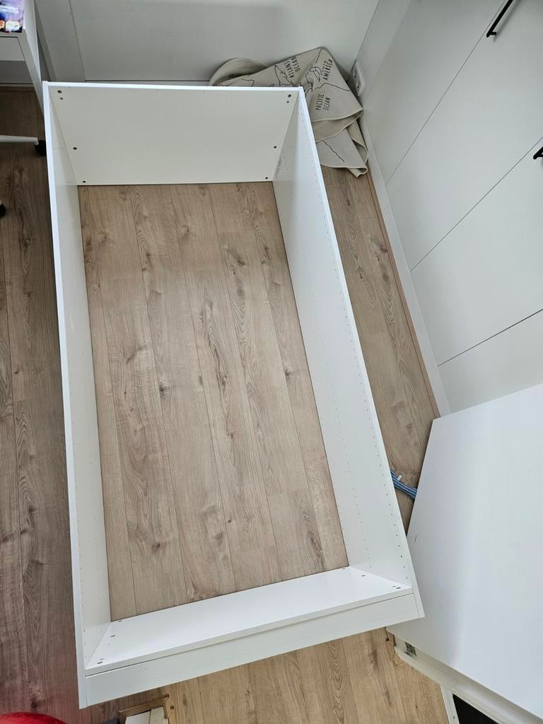 Pax kast zonder achterwand en deuren 100x58x201 cm, Ophalen, Overige materialen, Gebruikt, 200 cm of meer