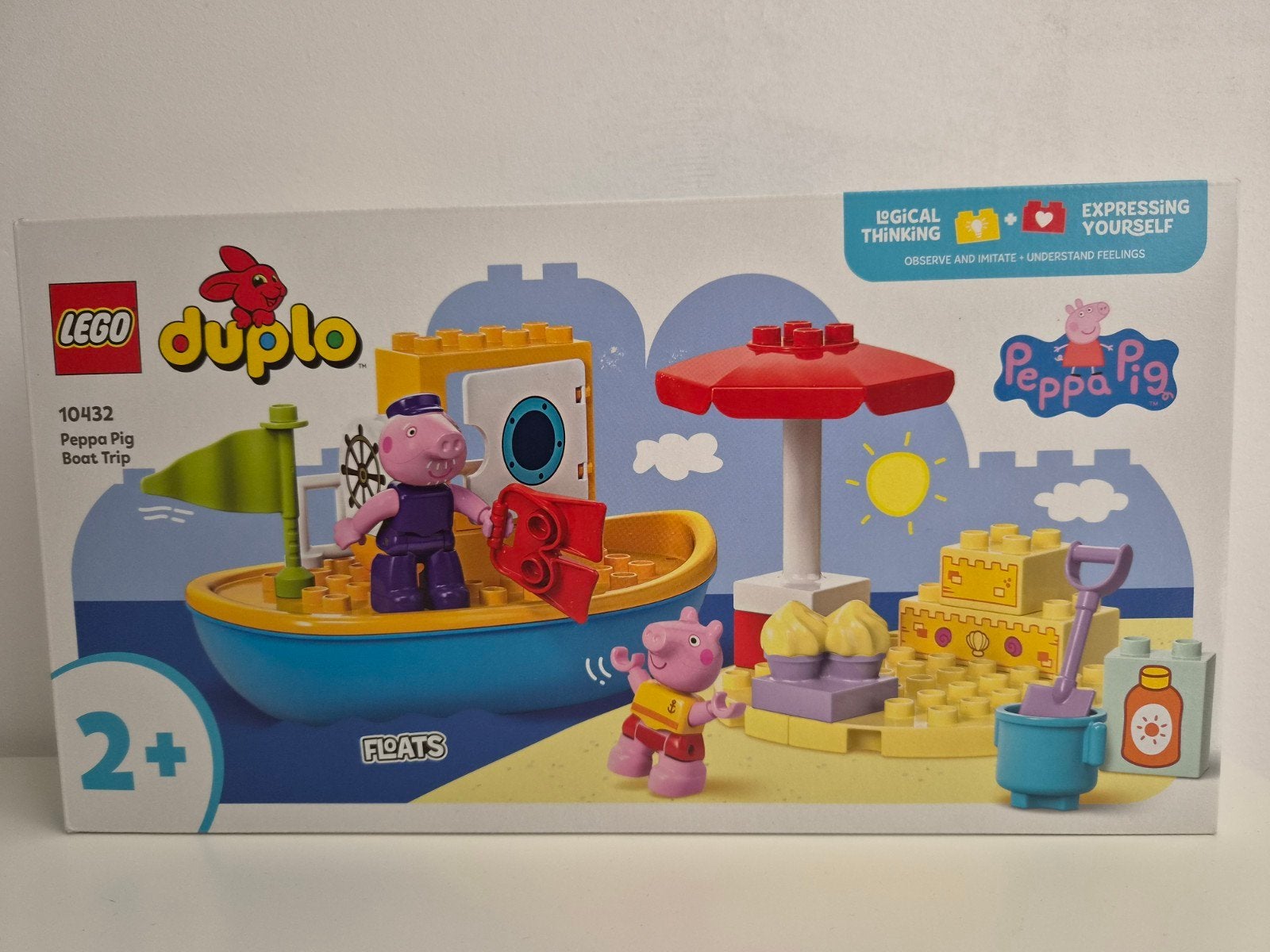 LEGO Duplo 10432 Peppa Pig Boottocht - Nieuw in doos, Ophalen of Verzenden, Nieuw, Overige merken