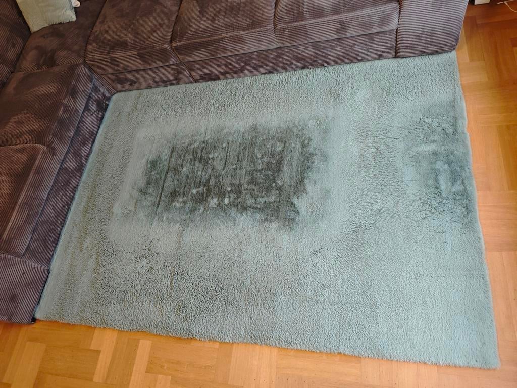 Zacht Hoogpolig Vloerkleed - Comfy Supreme Blauw/Groen, Modern, Comfortabel, Gebruikt, 150 tot 200 cm, 200 cm of meer