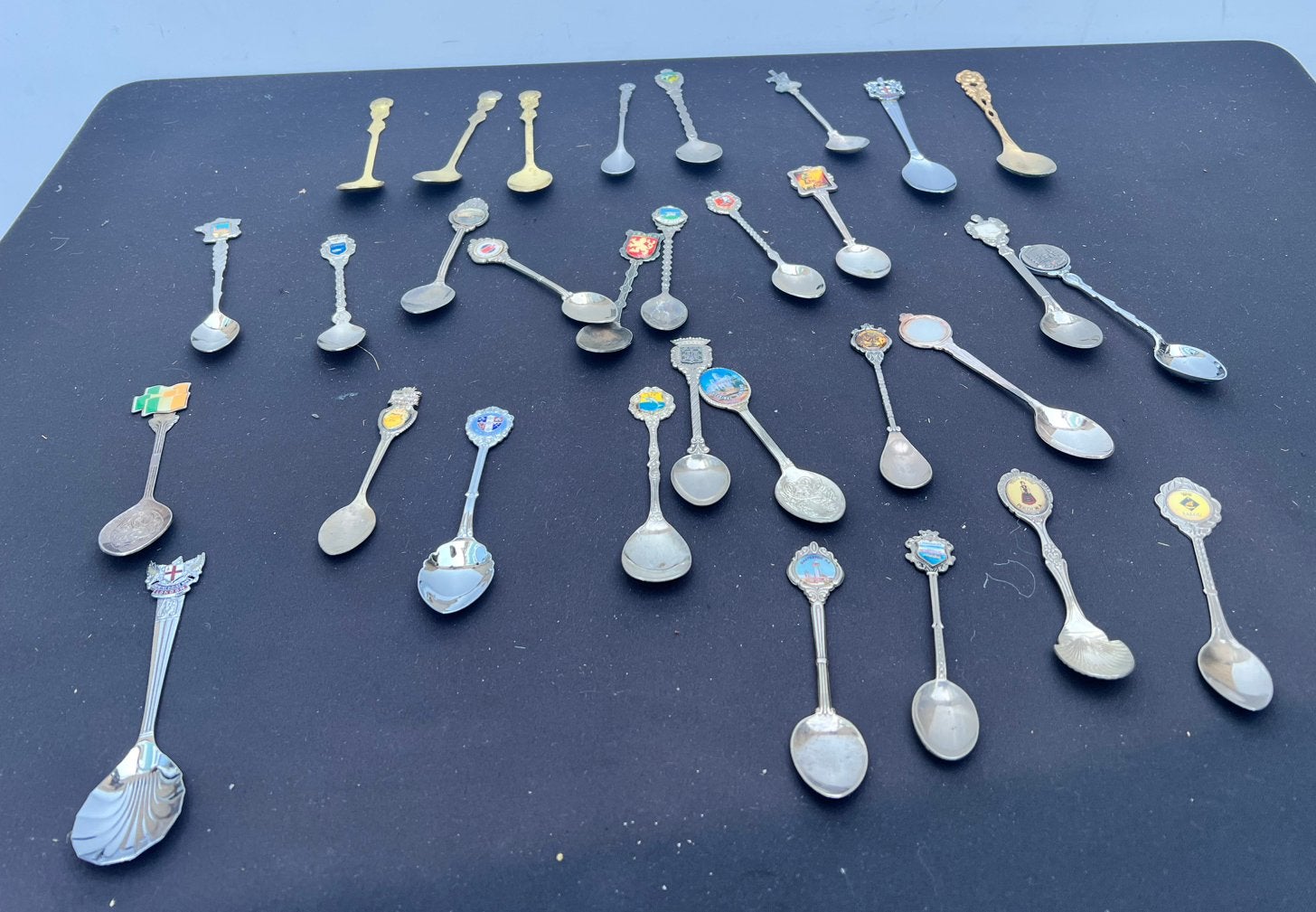 Te Koop Lotje Verzameling Theelepeltjes Landen31 stuks, Ophalen of Verzenden, Zo goed als nieuw
