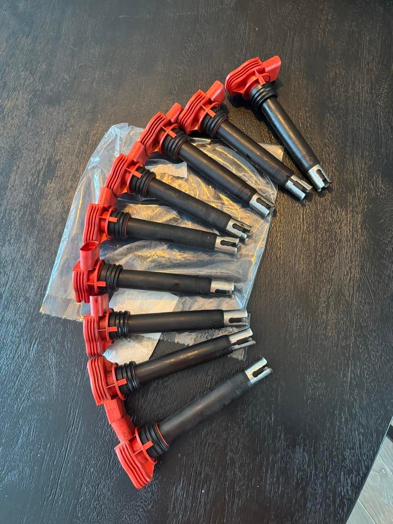 Audi Rs6 V10 Bosch Bobines 0 221 604 800 - Set van 10, Ophalen of Verzenden, Gebruikt, Universele onderdelen