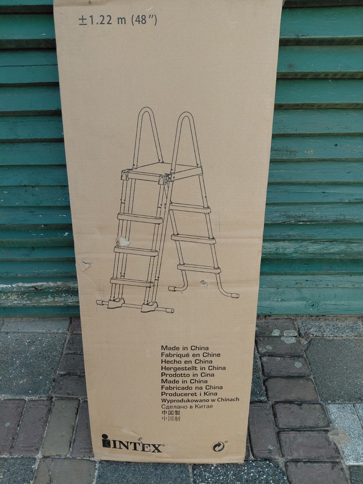 Intex Zwembadladder - 1.22m (48"), Tuin en Terras, Ophalen, Nieuw, Overige typen, 120 cm of meer
