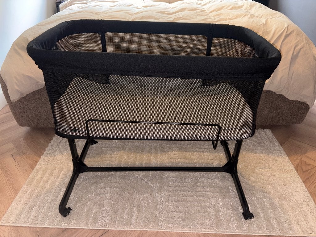 Deryan Snoozy Co-sleeper zwart, Ophalen, Zo goed als nieuw, Wieg