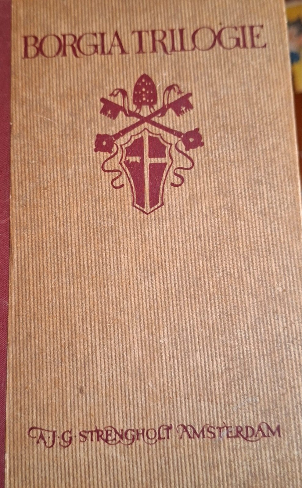 Borgia Trilogie - L. Huna (A.J.G. Strengholt Amsterdam), Ophalen of Verzenden, Gelezen, L. Huna, Nederland