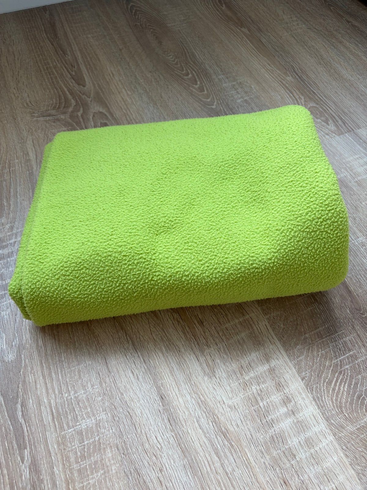Fleece deken 140x120cm licht groen, Ophalen of Verzenden, Zo goed als nieuw, Groen, Textiel