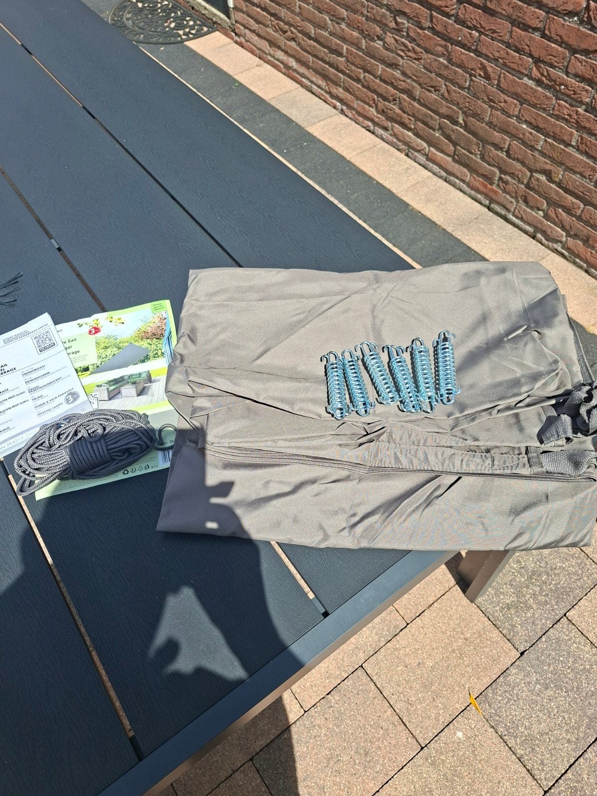Schaduwdoek ca 2 bij 3 meter, Ophalen of Verzenden