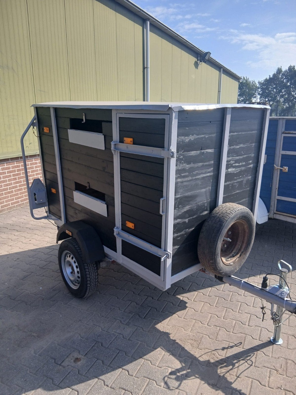 te koop  nette kleinveetrailer  veekar vewagen, Mannelijk, Geit