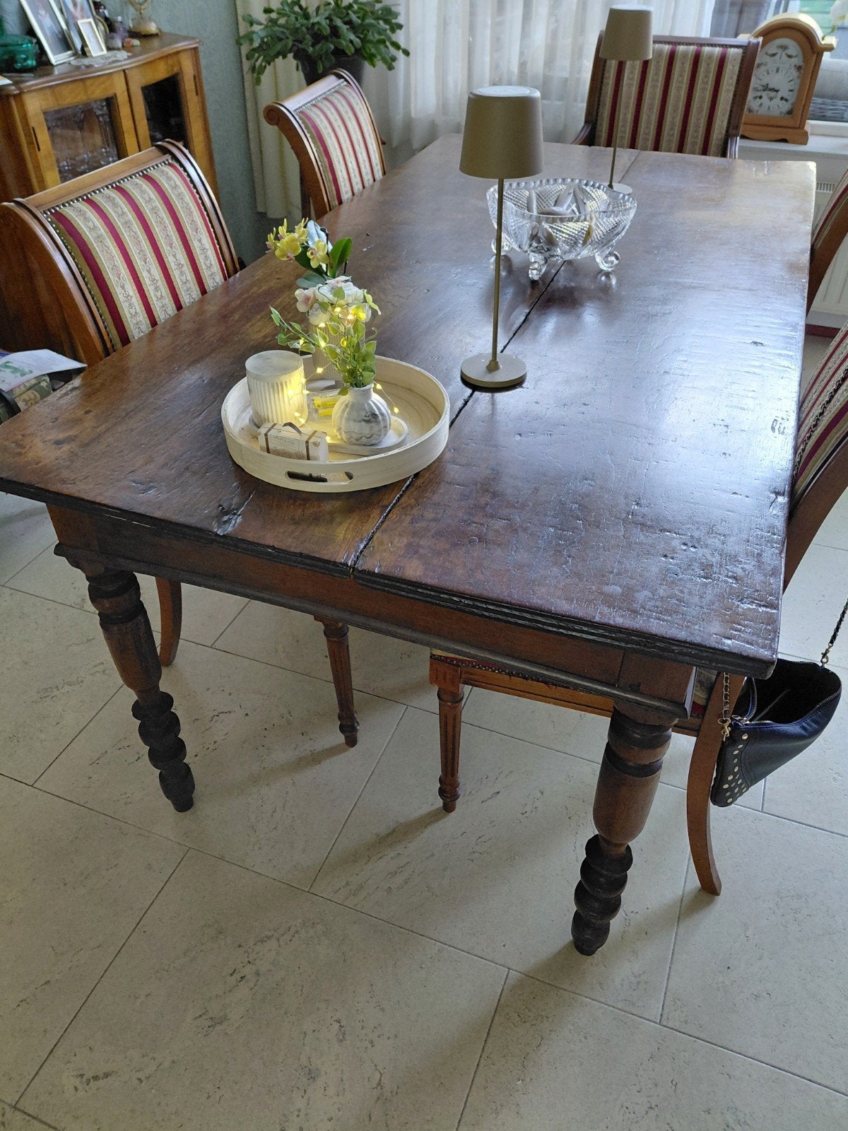 Eikenhouten eettafel / Antiek, Antiek en Kunst, Ophalen