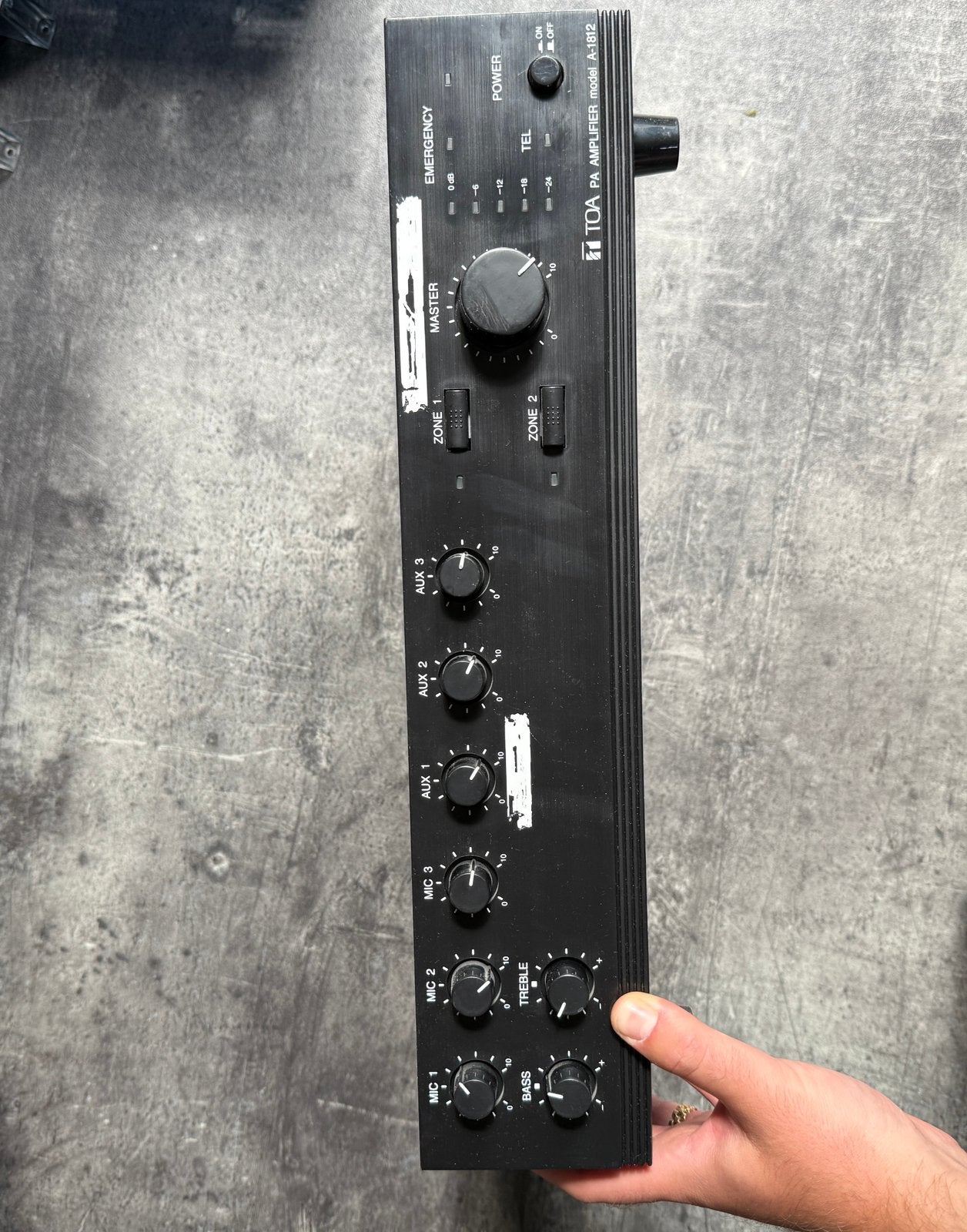 TOA A-1812 120W 100V PA versterker / omroepversterker, Ophalen of Verzenden, Audio