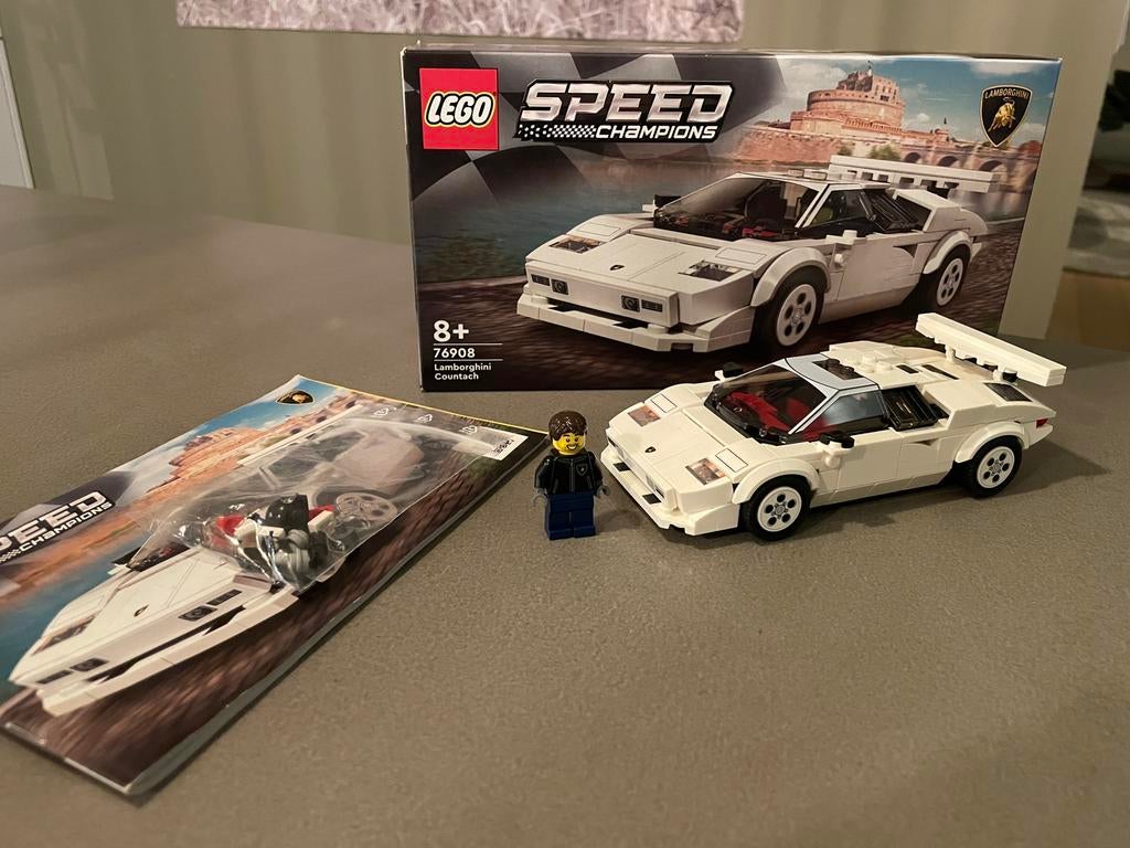 Lego 76908 Lamborghini Countach, Kinderen en Baby's, Speelgoed | Duplo en Lego, Ophalen, Lego, Speed Champions, Zo goed als nieuw