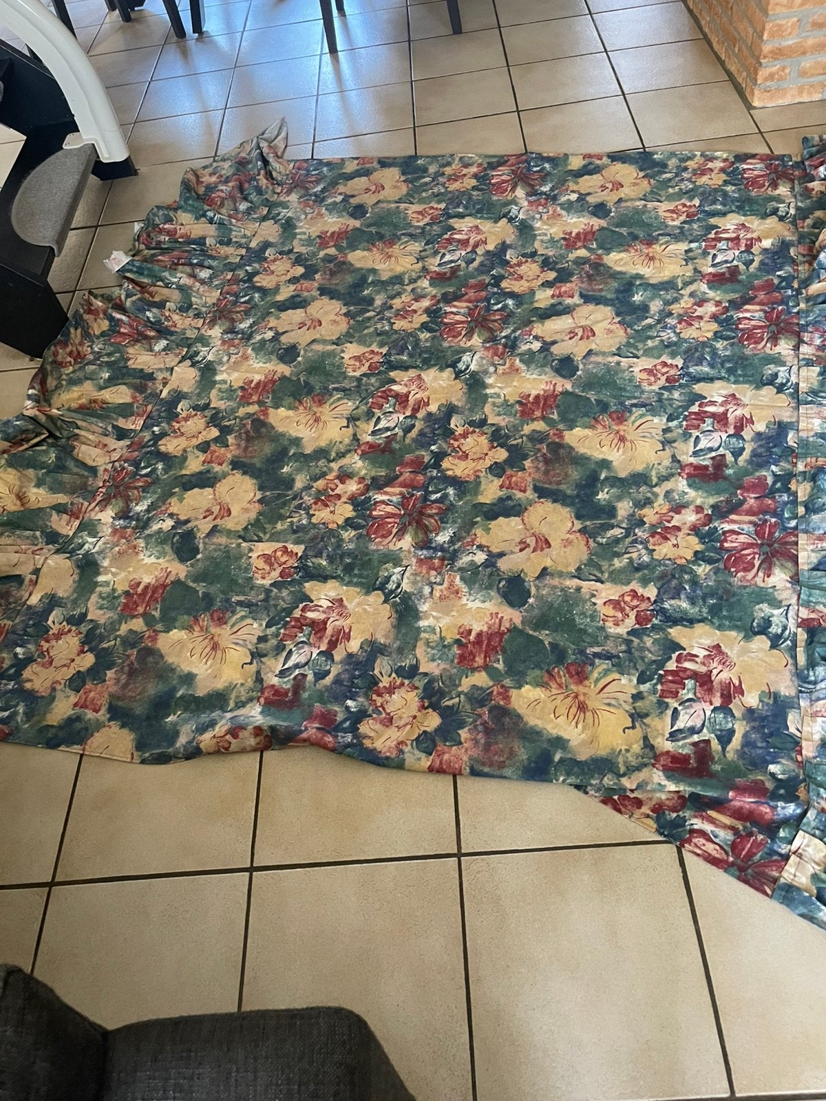 sprei  met roezel  220/200, Huis en Inrichting, Wit, Overige typen, Tweepersoons, Ophalen of Verzenden