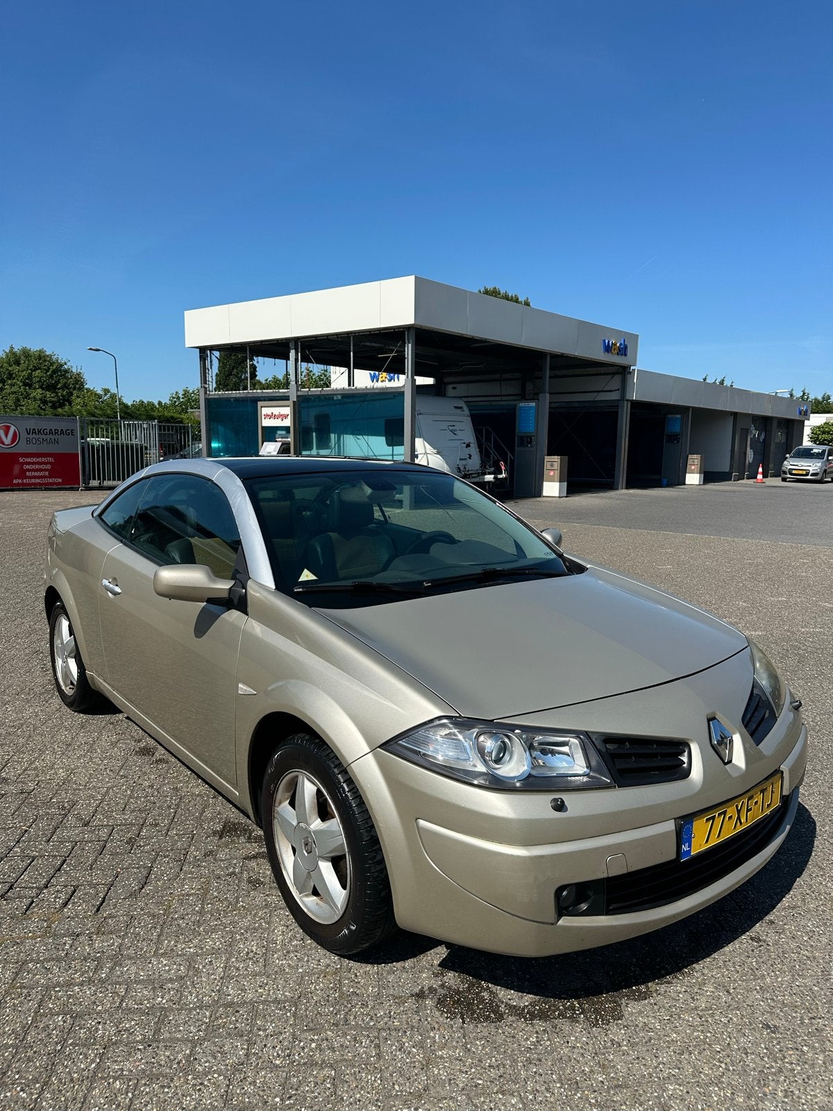 Renault Mégane 1.6 16V 82KW Cabrio E4 2007 Beige, Auto's, Voorwielaandrijving, 1295 kg, 4 cilinders, Cabriolet