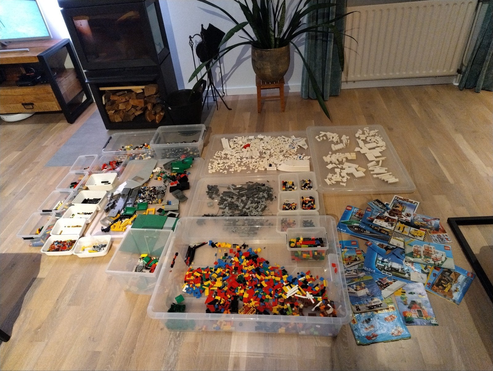 Lego partij voor de creatieve bouwer, Lego, Ophalen of Verzenden, Losse stenen, Inclusief minifiguren