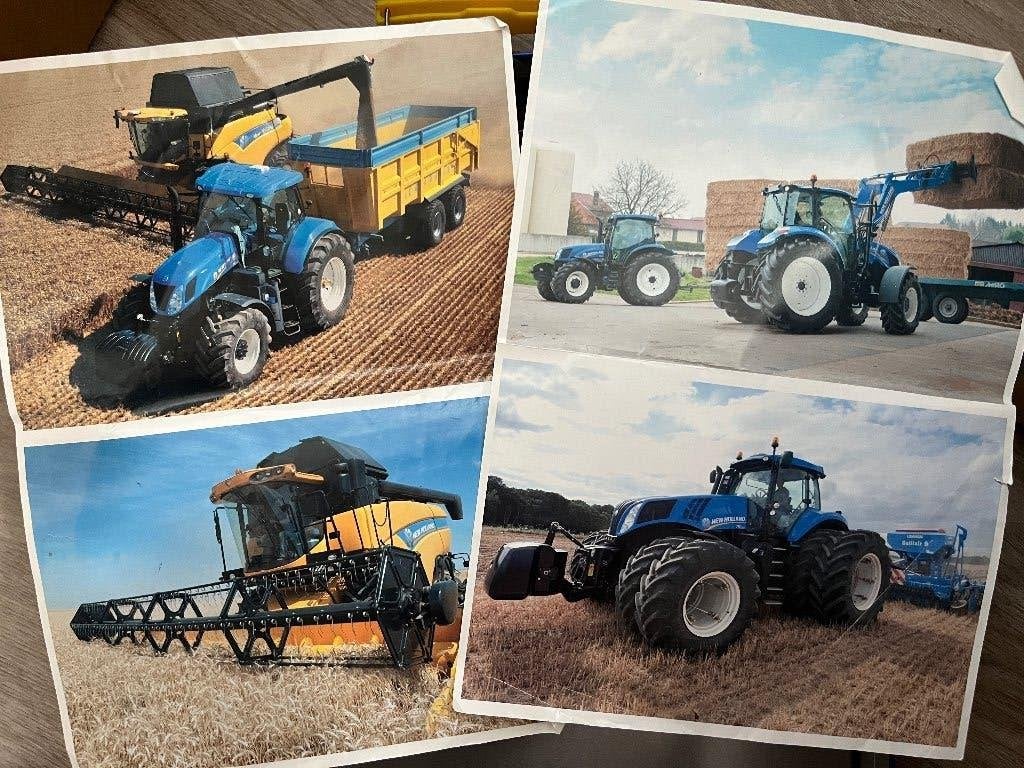 Tractor new holland 4 puzzels, Ophalen of Verzenden, 10 tot 50 stukjes, Zo goed als nieuw, 6 jaar of ouder