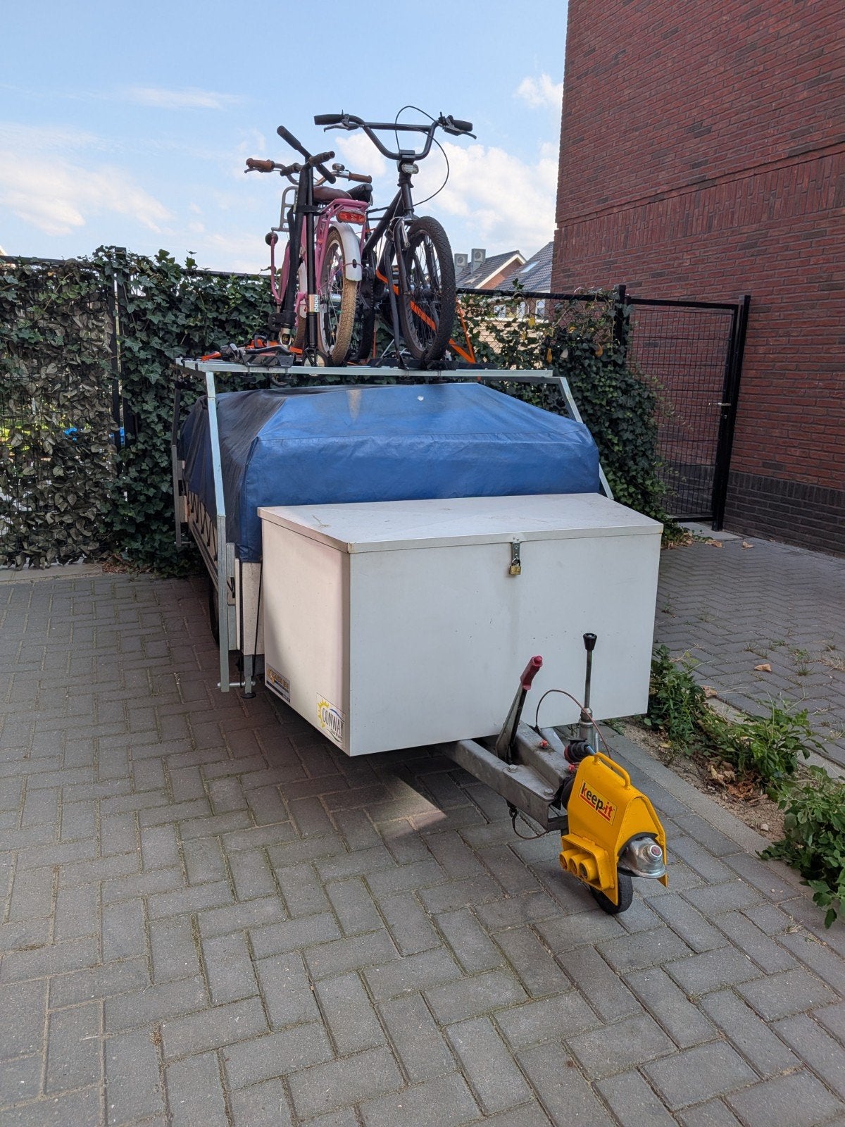 Complete Vouwwagen met Keuken, voortent, Luifel en Accessoir, Ophalen, Tot en met 6