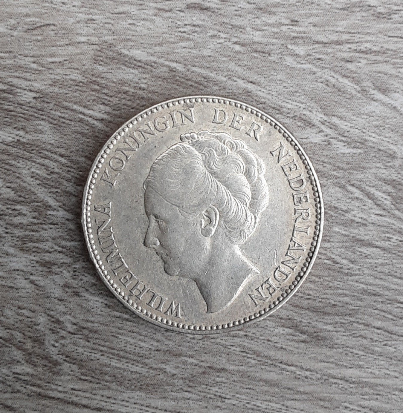 Zilveren gulden Wilhelmina 1931 - Mooie munt, 1 gulden, Zilver, Ophalen of Verzenden, Koningin Wilhelmina