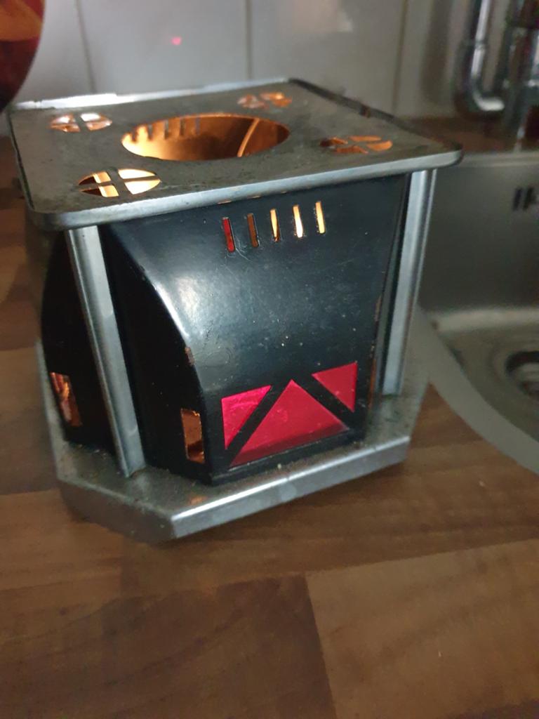 Antiek theelichtje, Antiek en Kunst, Ophalen of Verzenden