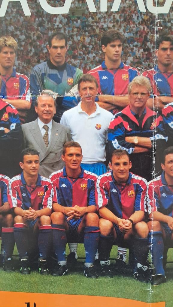 FC Barcelona, Ophalen of Verzenden, Zo goed als nieuw, Ajax, Poster, Plaatje of Sticker