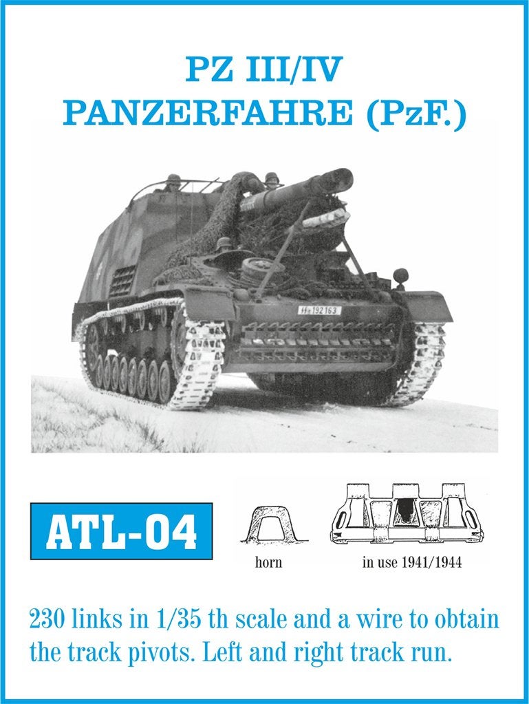 D-566,FRIUL MODEL 1-35,NO,ATL-04,PZ III/IV / PANZERFAHRE (Pz, Overige merken, 1:32 tot 1:50, Overige typen, Nieuw