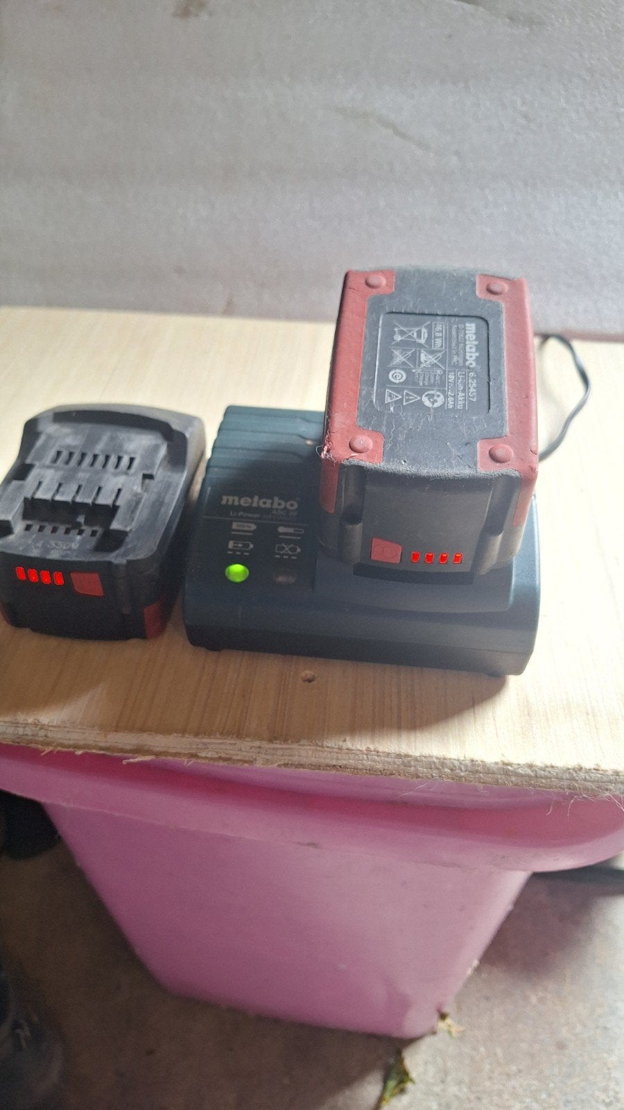 Metabo Accu en Oplader Set - Gebruikt, Ophalen of Verzenden, Gebruikt, Overige typen