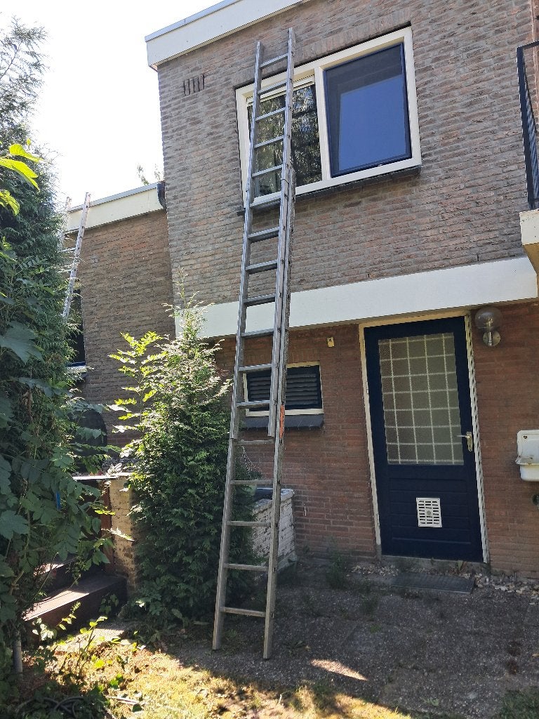 Ladder, Gebruikt, Ophalen of Verzenden, Ladder, Opvouwbaar of Inschuifbaar