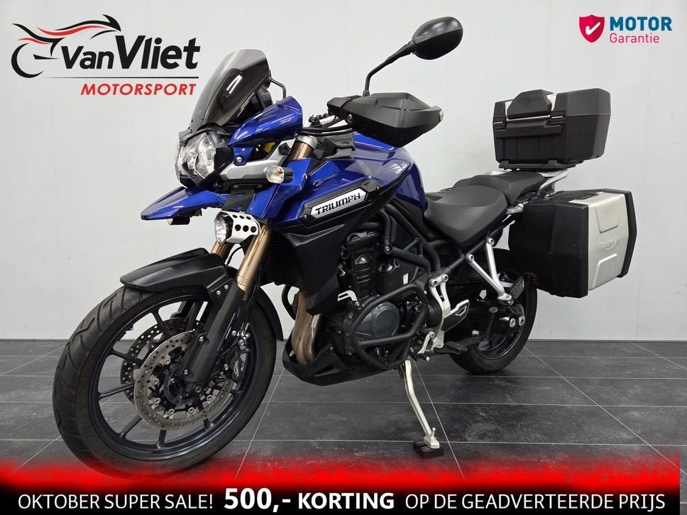 Schitterende Triumph Tiger 1200 Explorer Blauw Weinig Kms.!, Motoren, Bedrijf, Onbekend, Overig, Onbekend