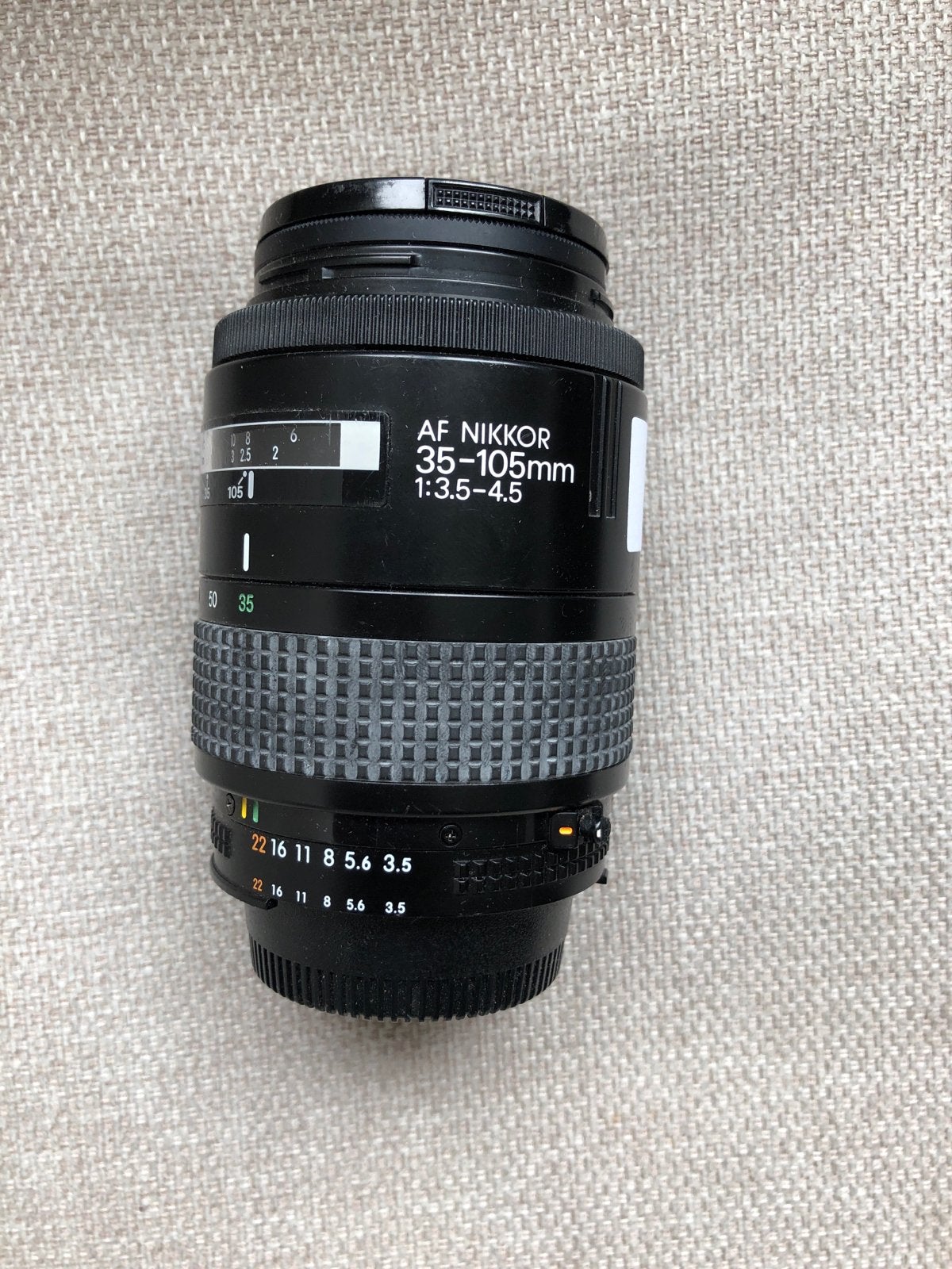 Nikon AF Nikkor 35-105mm f/3.5-4.5 Zoomlens, Ophalen of Verzenden, Gebruikt, Standaardlens, Zoom