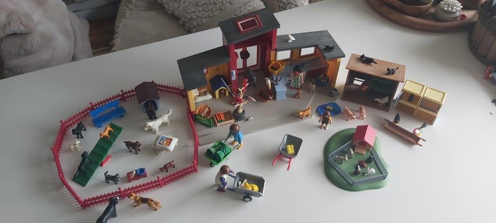Playmobil  dierenassiel, Ophalen