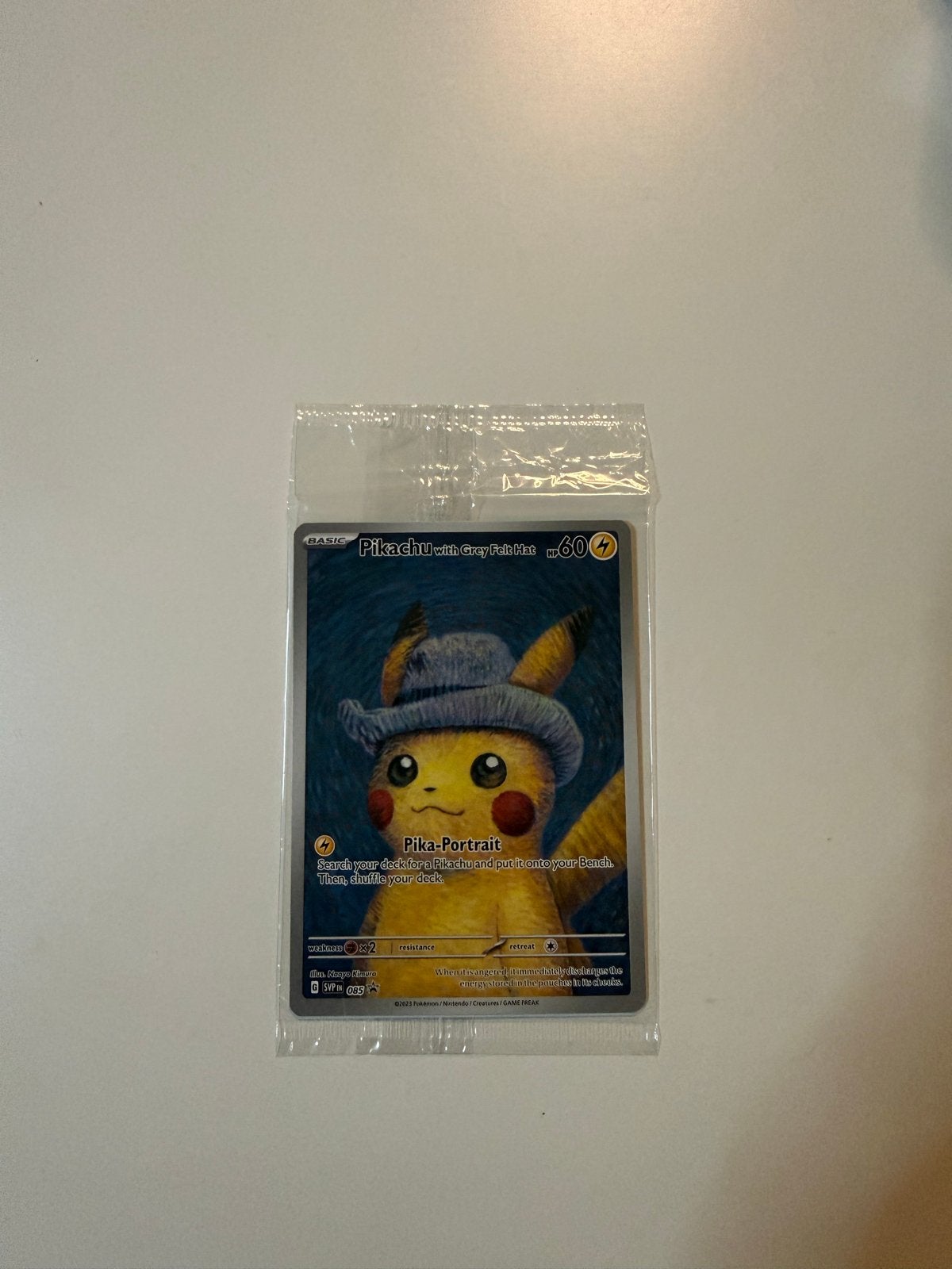 Pikachu van Gogh, Ophalen, Nieuw, Losse kaart