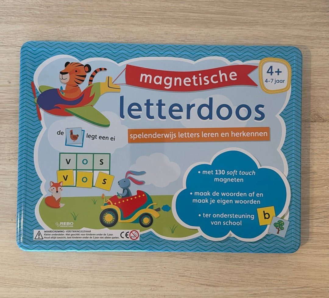 Magnetische Letterdoos, Kinderen en Baby's, Ophalen, Zo goed als nieuw