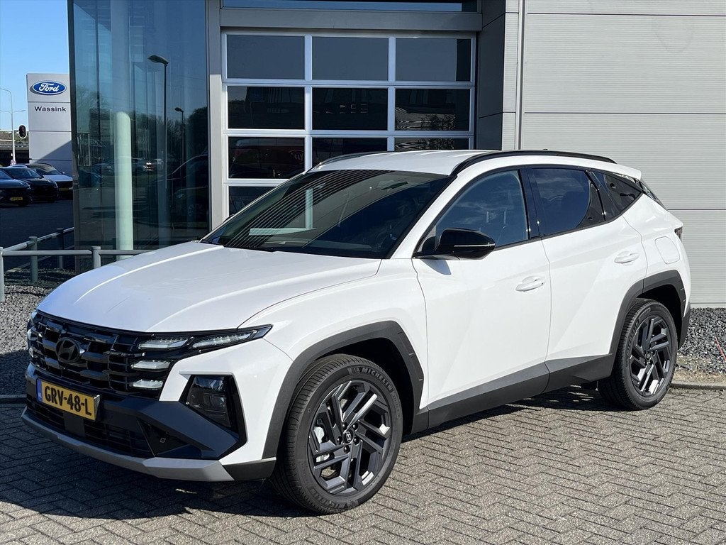 Hyundai Tucson 1.6 T-GDi PHEV 252pk Automaat | 20Th Annivers, Gebruikt, 4 cilinders, Wit, Bedrijf
